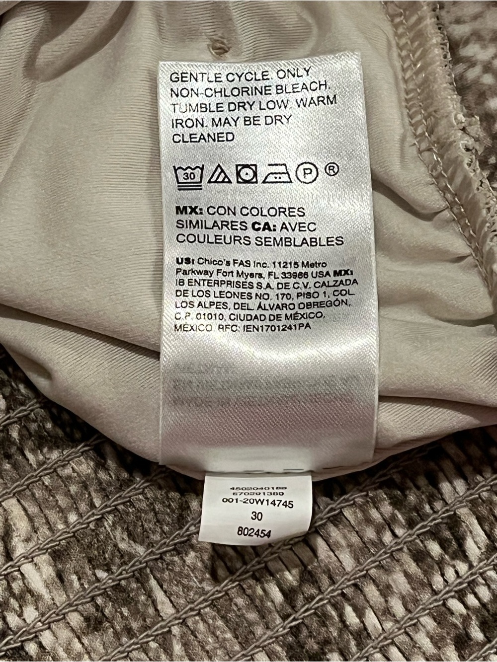 White House Black Market Snake-Print Cami in Neutral Tones - Picture 8 of 8